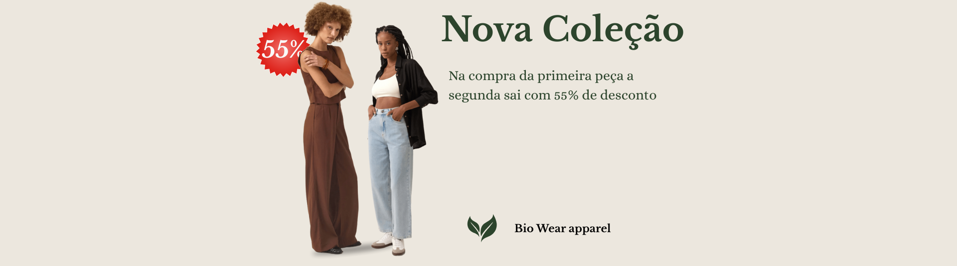 slide promoção de roupa