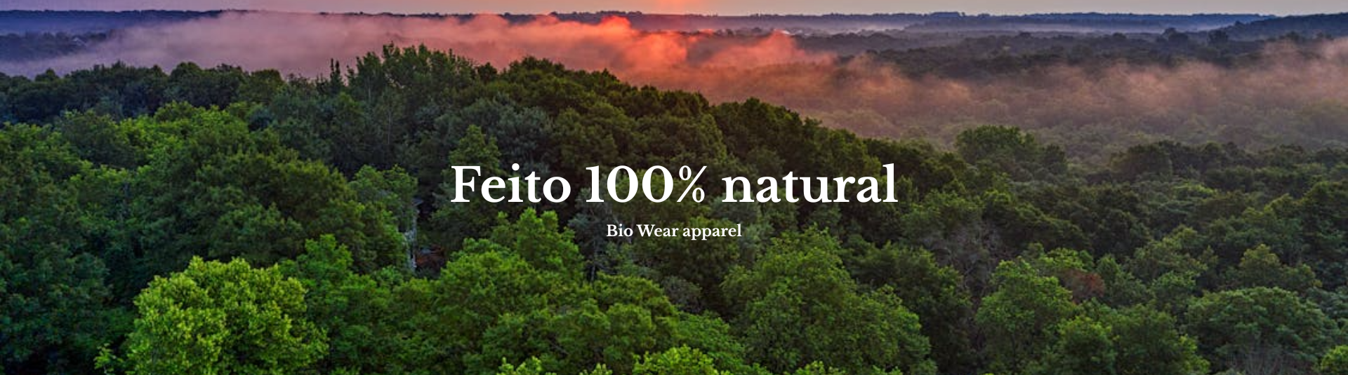 slide roupa 100% ecoologica